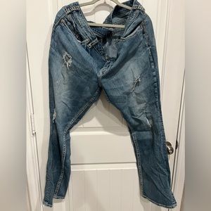 Silver Plus Size Jeans, Size 24
